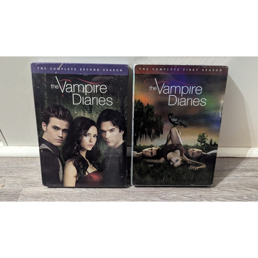 NEW In Package The Vampire Diaries Complete‎ First & Second Season DVD